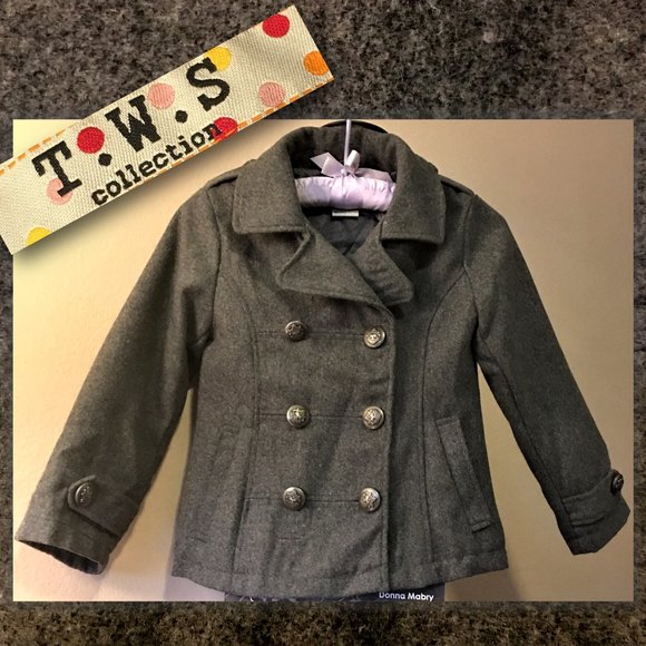 T.W.S. COLLECTION Girls Military Coat  | Size 6X - Picture 1 of 11